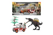 Figurer - World of Dinosaurs Playset - Jeep with Dino - 37503B