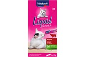 Katt - Vitakraft Liquid Snack med okse, inulin og kattegress - 23521