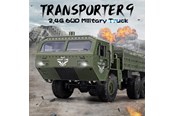 Fjernstyrt - JJRC Remote Controlled Military Truck - Green - JJQ75