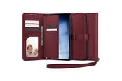 Mobil - Deksel og etui - Spigen Wallet S Plus - burgundy - Samsung Galaxy S23+ - ACS05678