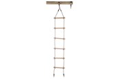 Utendørsleker - SwingKing Rope Ladder with eye rings and 6 Wooden Steps - 2521101