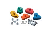 Utendørsleker - SwingKing Climbing Stone Set Small with 2 holes 5 pcs. - 2550045