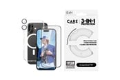 Mobil - Deksel og etui - CARE by PanzerGlass Flagship 3-in-1 Bundle iPhone 16 - PANZERB1337+2861+1285