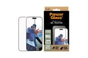 Mobil - Beskyttelsesglass - PanzerGlass Screen Protector Aluminum Frame iPhone 16 Pro Max| Ultra-Wide Fit - PANZER2852