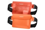 Mobil - Andre tilbehør - Spigen Aqua Shield WaterProof Waist Bag A620 2 Pack - sunset orange - AMP06021