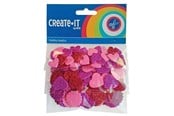 Arts & Crafts - Tilbehør - Haza Witbaard Foam stickers Hearts and Rounds 132 pcs. - 192304