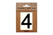 Postkasser - MEFA Foil number 4 Black - A13114