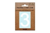 Postkasser - MEFA Foil number 3 White - A13333