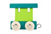 Treleker - Small Foot - Wooden Letter Train Wagon Green - 10346