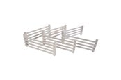 Leketøy - Kids Globe 6 Wooden Fences 1:24 White - 610229