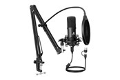 Mikrofon - Maono Microphone with stand  A04E (black) - A04E