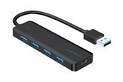 USB-hub - Gembird UHB-U3P4P-02 - hub - 4 ports USB-hub - 4 porter - Svart - UHB-U3P4P-02