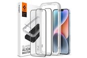 Mobil - Beskyttelsesglass - Spigen Glass tR AlignMaster HD 1 Pack - FC black - iPhone 14/13 Pro/13 - AGL03725