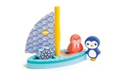 Babyleker - LUDI - Bathing boat with foam figures - (LU40082) - (LU40082)