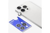 Mobil - Beskyttelsesglass - Blueo Sapphire Crystal Stainless Steel Camera Lens Protector - silver - iPhone 15 Pro - BSCL-I15PRO-SILVER