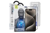 Mobil - Beskyttelsesglass - Blueo Sapphire Screen Protector With Applicator - iPhone 15 Pro - BSSP-I15PRO