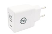 Mobil - Adaptere og ladere - Mobile Origin 35W GaN III Super Charger Dual USB-C - white - GAN-35W-2C-WHT