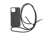 Mobil - Deksel og etui - Mobile Origin Lanyard Case - black - iPhone 15 - LYC-S-BLK-15