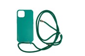 Mobil - Deksel og etui - Mobile Origin Lanyard Case - dark green - iPhone 14 - LYC-S-GRN-14