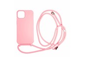 Mobil - Deksel og etui - Mobile Origin Lanyard Case - pink - iPhone 14 - LYC-S-PNK-14