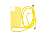 Mobil - Deksel og etui - Mobile Origin Lanyard Case - yellow - iPhone 14 - LYC-S-YLW-14