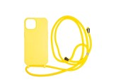 Mobil - Deksel og etui - Mobile Origin Lanyard Case - yellow - iPhone 15 - LYC-S-YLW-15