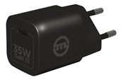 Mobil - Adaptere og ladere - Mobile Origin 35W GaN III Super Charger Single USB-C - black - GAN-35W-1C-BLK