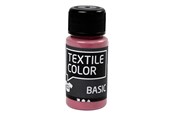 Kreative leker - Creativ Company Textile Color Semi-opaque Textile Paint - Dark Pink 50ml - 34187