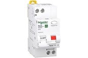 Komponenter for switchboxes og skap - Schneider Electric Resi9 XP RCBO/combination switch 1PN C-characteristic 10A 6kA 30mA class A 36mm - R9D55610