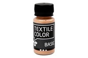 Kreative leker - Creativ Company Textile Color Semi-opaque Textile Paint - Light Beige 50ml - 34210