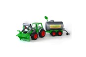 Leketøysbil - Cavallino Toys Cavallino Tractor with Front Loader and Tanker - 8794