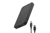 Nødlader - Baseus Magnetic Mini Powerbank 5000mAh USB-C 20W (black) Nødlader - Svart - 5000 mAh - P10022107113-00