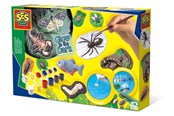 Kreative leker - SES Children's Scary Animals Glow in the Dark Casting and Painting Set - 01153