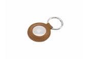 Mobil - Andre tilbehør - FIXED Real Leather Keychain Case for AirTag Brown - FIXWAT-C2-BRW