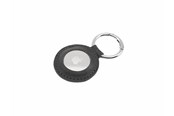 Mobil - Andre tilbehør - FIXED Real Leather Keychain Case for AirTag Black - FIXWAT-C2-BK