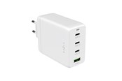 Mobil - Adaptere og ladere - FIXED Super Fast GaN Charger 100W 3xUSB-C + USB-A White - FIXCG100-3CU-WH