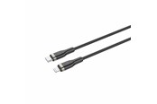 USB - FIXED METAL series USB-C/Lightning MFI cable 0.5m Black - FIXDB-CL05-BK