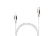 USB - FIXED METAL series USB-C/Lightning MFI cable 2m White - FIXDB-CL2-WH