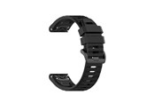 Smartklokke - Tilbehør - FIXED Silicone Strap for Garmin QuickFit 22 mm Black - FIXSST-QF22MM-BK