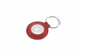 Mobil - Andre tilbehør - FIXED Real Leather Keychain Case for AirTag Red - FIXWAT-C2-RD