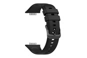 Smartklokke - Tilbehør - FIXED Silicone Strap for Huawei Watch FIT2 Black - FIXSSTB-1055-BK