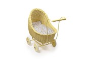 Dukker, Bamser & Utstyr - Smallstuff Doll Carriage - Yellow - 51001-12