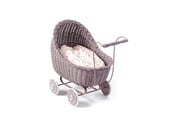 Dukker, Bamser & Utstyr - Smallstuff Doll Carriage - Powder - 51001-10