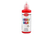 Kreative leker - Creativ Company Window Color Sticker and Glass Paint - Carmine Red 90ml - 304090