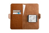 Mobil - Deksel og etui - Vivanco Universal XL 3-card Wallet Case Brown - 4008928623680