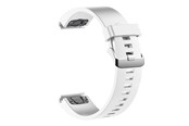 Smartklokke - Tilbehør - FIXED Silicone Strap for Garmin QuickFit 20 mm White - FIXSST-QF20MM-WH