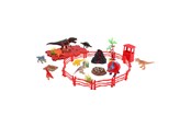 Figurer - Johntoy Dino Playset in Storage Box - 26865