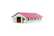 Dukker, Bamser & Utstyr - Kids Globe Horse stable with 9 boxes 1:32 - 610188