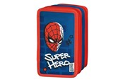 Skole - Undercover 3-Compartment Filled Pencil Case Spiderman - SPAN0421