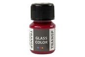 Kreative leker - Creativ Company Glass Color Transparent Paint - Pink 30ml - 31674